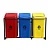 Conjunto Coleta Seletiva 100L com 03 lixeiras - Imagem 1