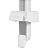Dispenser poupador de copos 150 a 200ml Branco - Multicopo - Nobre - Imagem 2