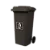 Coletora Plástica c/ Rodas - 120l - Cinza - Mod. Europeu - Nobre - Imagem 1