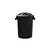 Cesto de Lixo 60 Litros Com Tampa Preto - Imagem 1