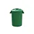 Cesto de Lixo 60 Litros Com Tampa Verde - Imagem 1