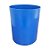 Cesto de Lixo 15 Litros Sem Tampa Azul - Imagem 1