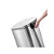 Lixeira Inox Retangular com Pedal 5 Litros Escovado - Imagem 4