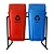 Conjunto Coleta Seletiva Dutra Plásticos 60L Kit com 2 Lixeiras. - Imagem 1