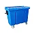 Contentor Plástico 700 Litros Azul - Imagem 1