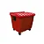 Contentor Plástico 700 Litros Vermelho - Imagem 1