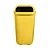 Lixeira Individual Coleta Seletiva Com Suporte Amarela 50L - Imagem 1