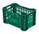 Caixa Plástica Agrícola Vazada - 20 KG 50 litros VERDE - Imagem 1