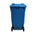 Carro Coletor 240 Litros Azul - Imagem 2