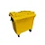 Container de Lixo ou Lixeira Amarelo em Plástico 1000L - Imagem 1
