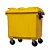 Container de Lixo ou Lixeira Amarelo em Plástico 1000L - Imagem 6