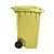 Carro Coletor 240 Litros Amarelo - Imagem 7