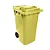 Carro Coletor 240 Litros Amarelo - Imagem 1