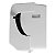Dispenser c/ alavanca p/ toalha bobina branco - Brave - Nobre - Imagem 3