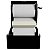 Dispenser c/ alavanca p/ toalha bobina preto - Brave - Nobre - Imagem 4