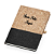 Caderneta Agenda A5 Cortiça Personalizado - Preta - Imagem 1