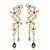 BRINCO CASCATA FLORAL - Imagem 1