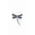 BROCHE LIBELULA AZUL - Imagem 1