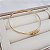BRACELETE ARGOLA LISA BANHADA A OURO (03010339) - Imagem 3
