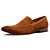 Sapatos Masculino Loafer Social Solado de Couro (STFBLKCAM) - Imagem 11