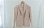 Blazer Longo Feminino Alfaiataria Nude - Imagem 1