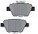 Pastilha de Freio AUDI A1 A3 GOLF JETTA 13046038582 - 2K5698451 - 5K0698451 - Imagem 1