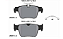 Pastilha de Freio Traseira AUDI A3 SPORTBACK TIGUAN GOLF- 2614214 - 5WA698451A - 5WA698451C - Imagem 1