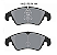 Pastilha de Freio Dianteira MERCEDES W204 SLK CLS ATO 2007 - 0054201320 - 0054201620 - 0074205820 - Imagem 1
