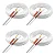 Kit 04 Cabos Coaxial 80% FLEX 4MM + 2X26 AWG Malha Bipolar 100 Metros Frapa - Imagem 1