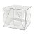 Caixa de Acetato PX-224 (3,5x3,5x2,9 cm) (25un) Embalagem de Plástico Transparente - Imagem 1