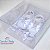Caixa para Sapatinho com Sola de Borracha e Crochê PX-234 (14x14x7 cm) (25un) Caixa para Sapatinhos 12cm ou RN Tiaras - Imagem 3