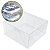 Caixa para Sapatinho de Bebê Caixa de Acetato PX-3 (12x12x6 cm) (25un) Embalagem Transparente - Imagem 1