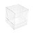 Caixa de Acetato PMB-4 Plástico (5 cm) (25un) Caixa Quadrada 5cm Transparente - Imagem 1