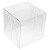 Caixa de Acetato PMB-4 Plástico (5 cm) (25un) Caixa Quadrada 5cm Transparente - Imagem 3