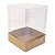 Caixa de Acetato PMB-45 Kraft (10x10x15 cm) (25un) Caixa para Embalagem - Imagem 1