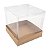 Caixa de Acetato PMB-7 Kraft (12 cm) (25un) Caixa para Mini Bolo 12cm Caixa para Embalagem - Imagem 2