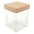 Caixa de Acetato PMB-9 Kraft (8.5x8.5x12 cm) (25un) Caixa para Embalagem - Imagem 2