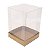 Caixa de Acetato PMB-11 Kraft (6x6x9.5 cm) (25un) Caixa para Embalagem - Imagem 1