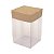Caixa de Acetato PMB-11 Kraft (6x6x9.5 cm) (25un) Caixa para Embalagem - Imagem 3