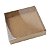 Caixa de Acetato KRP-50 KRAFT (11x11x3 cm) (25un) Caixinha de Acetato Tampa e Fundo - Imagem 1