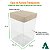 Caixa de Acetato KRP-500 Kraft (12.2x12.2x22 cm) (25un) Embalagem Tampa e Fundo - Imagem 2