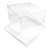 Caixa de Acetato TRP-303 (19x17.5x9 cm) (25un) Embalagens Tampa de Plástico Acetato e Fundo de Papel Branco - Imagem 2