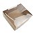 Caixa de Acetato KRP-101 Kraft (16x16x4.5 cm) (25un) Embalagens Tampa e Fundo - Imagem 1