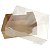 Caixa de Acetato KRP-101 Kraft (16x16x4.5 cm) (25un) Embalagens Tampa e Fundo - Imagem 2