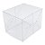 Caixa de Acetato P-104 (6.5x6x8 cm) (25un) Tampa e Fundo Embalagem de Plástico Transparente - Imagem 1
