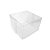 Caixa de Acetato P-9 (15x15x10 cm) (25un) Tampa e Fundo Embalagem de Plástico Transparente - Imagem 1