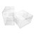 Caixa de Acetato P-9 (15x15x10 cm) (25un) Tampa e Fundo Embalagem de Plástico Transparente - Imagem 2