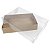 Caixa de Acetato KRP-70 (18x12x4 cm) Tampa de Plástico Acetato e Fundo de Papel Kraft - Imagem 2