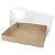 Caixa de Acetato KRP-303 Kraft (19x17.5x9 cm) (25un) Embalagem de Plástico Acetato e Fundo de Papel - Imagem 3