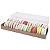 Caixa de Acetato KRP-324 Kraft (27x10x5 cm) (25un) Caixa para 20 Macaron Embalagem - Imagem 5